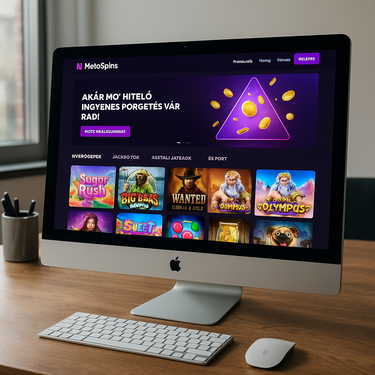 MetaSpins - Platform Dizájnja - Desktop Nézet